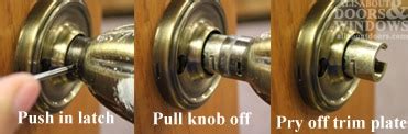 remove door knob with no screws or slot|How to Remove Door Knob without Screws, Latch, or Slot.